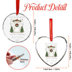 First Christmas At Our Home Ornament, Christmas Ceremic Ornament, Glass Ornament