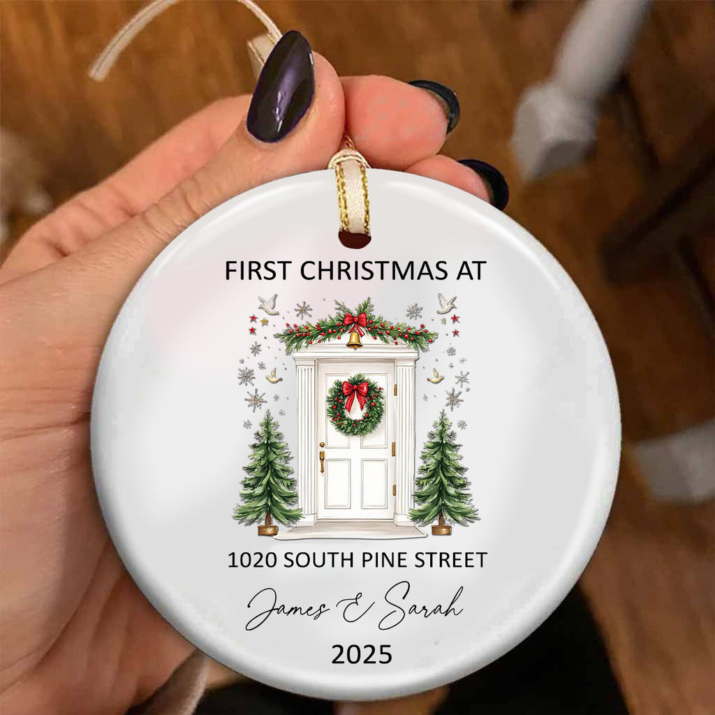 First Christmas At Our Home Ornament, Christmas Ceremic Ornament, Glass Ornament