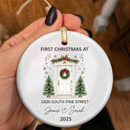 First Christmas At Our Home Ornament, Christmas Ceremic Ornament, Glass Ornament