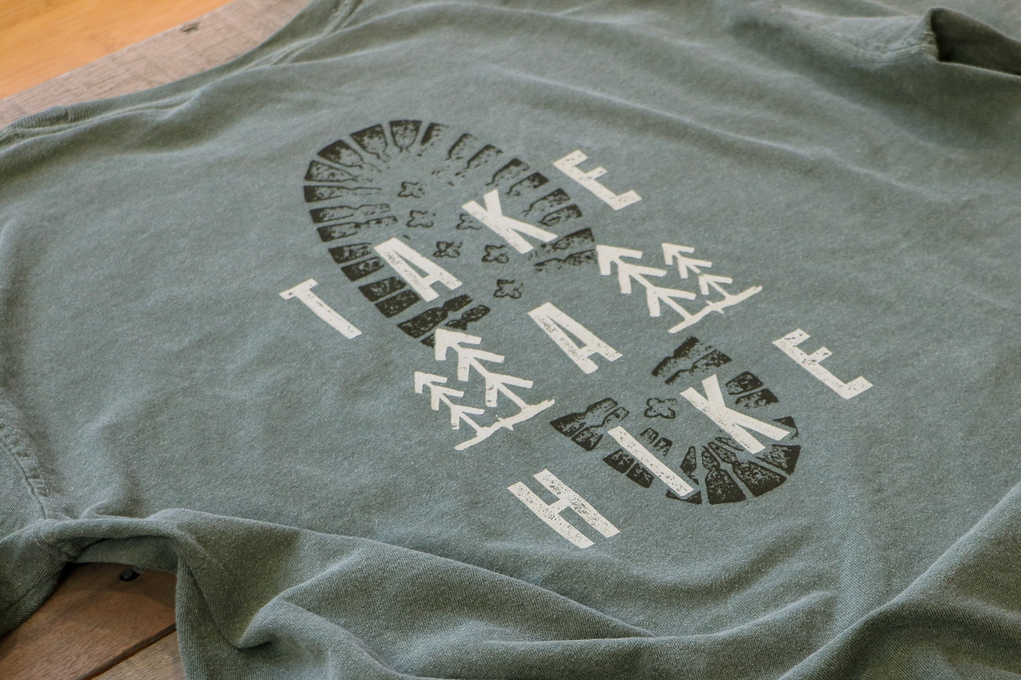 take a hike shirt, comfort colors graphic tee, hiking boot tshirt, outdoor adventure trail tree unisex t-shirt with saying, gift for dad