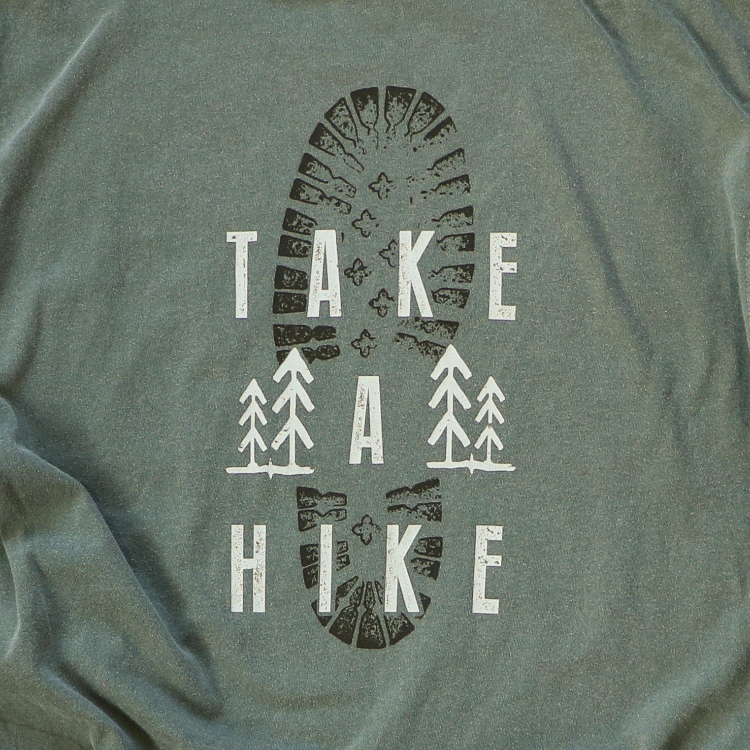 take a hike shirt, comfort colors graphic tee, hiking boot tshirt, outdoor adventure trail tree unisex t-shirt with saying, gift for dad