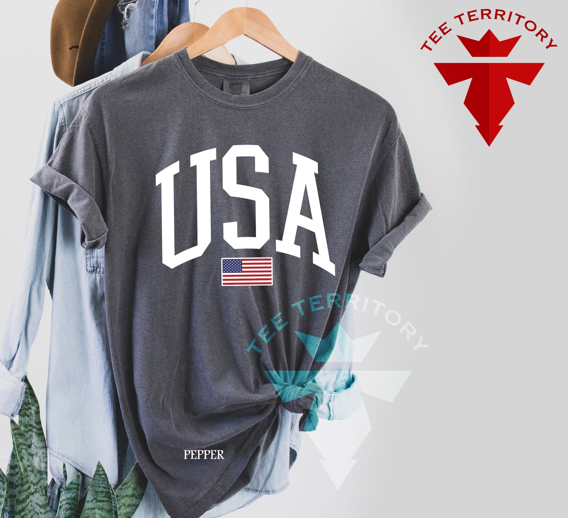 Comfort Colors USA Flag Tshirt, 4 of July Tshirt, USA Flag Tshirt, USA Shirt for 4of July, Independent Day Shirt, Retro Usa Pary, Usa Tee