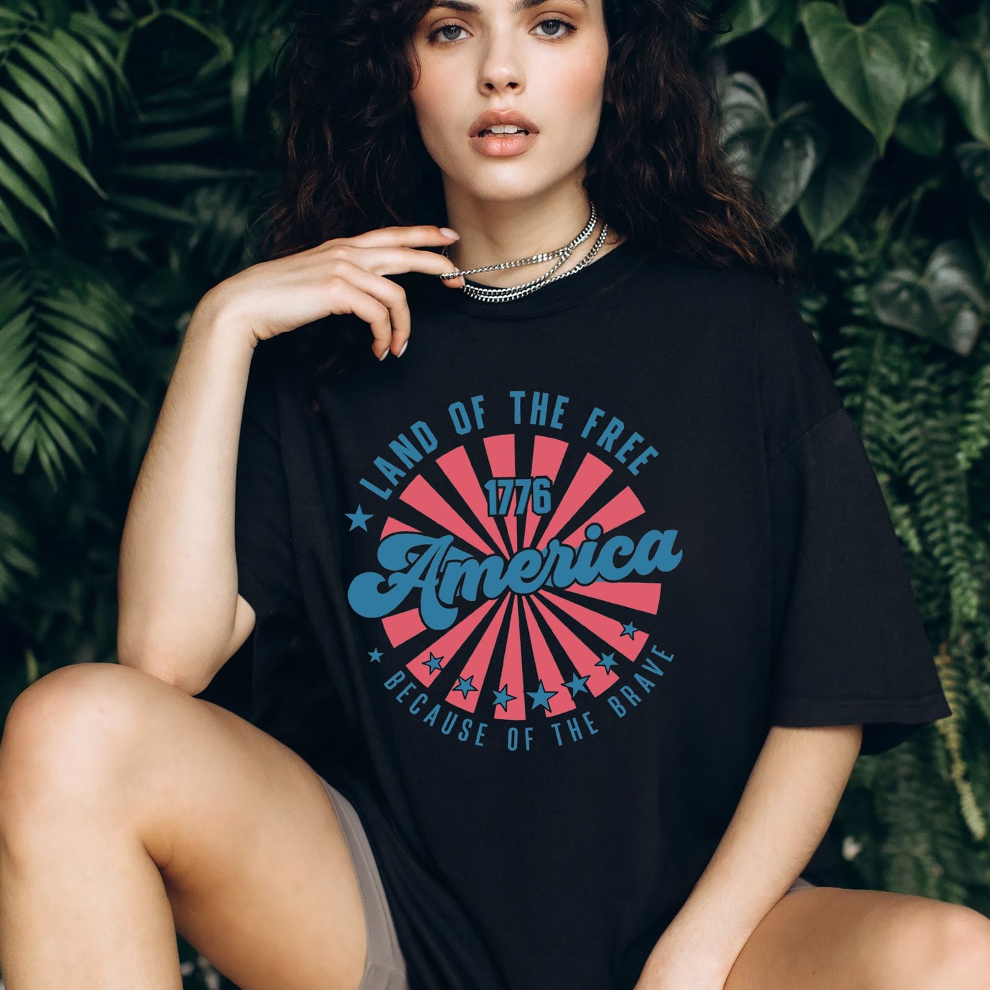 Comfort Colors Retro America Shirt, America The Beautiful, 4th Of July Shirt, Fourth Of July, Patriotic USA Gift, Unisex Graphic Tee
