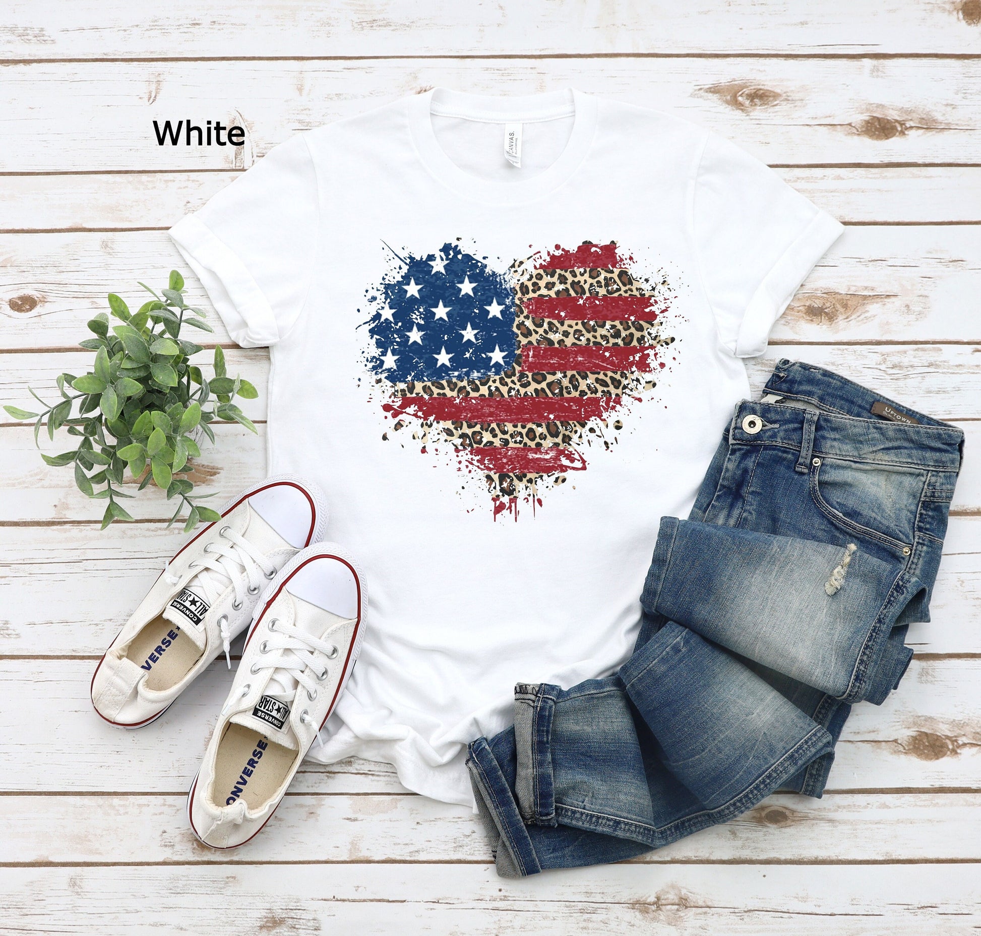 American Flag Heart Shirt, American Flag Shirt, Patriotic USA Tee, 4th of July Shirt, Women's American Flag Shirt, July 4th Shirt