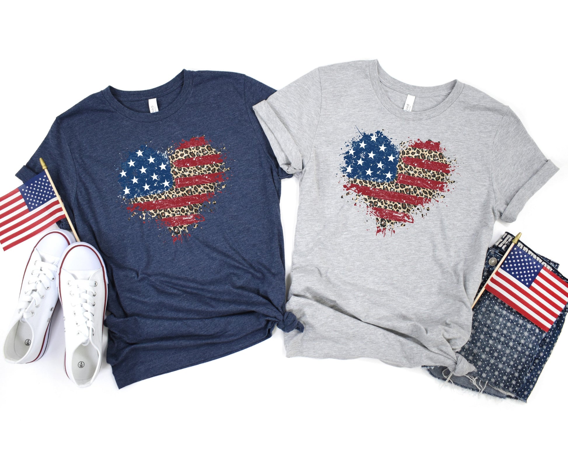 American Flag Heart Shirt, American Flag Shirt, Patriotic USA Tee, 4th of July Shirt, Women's American Flag Shirt, July 4th Shirt