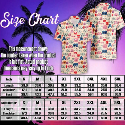 Funny Hawaiian Pattern Button Up, Novelty Beach Wear, Summer Vacation Outfit, Casual Party Top, Mens Tropical Clothing