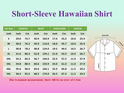 Neon Cat Hawaiian Shirt: Sunglasses & Headphones Aloha Shirt