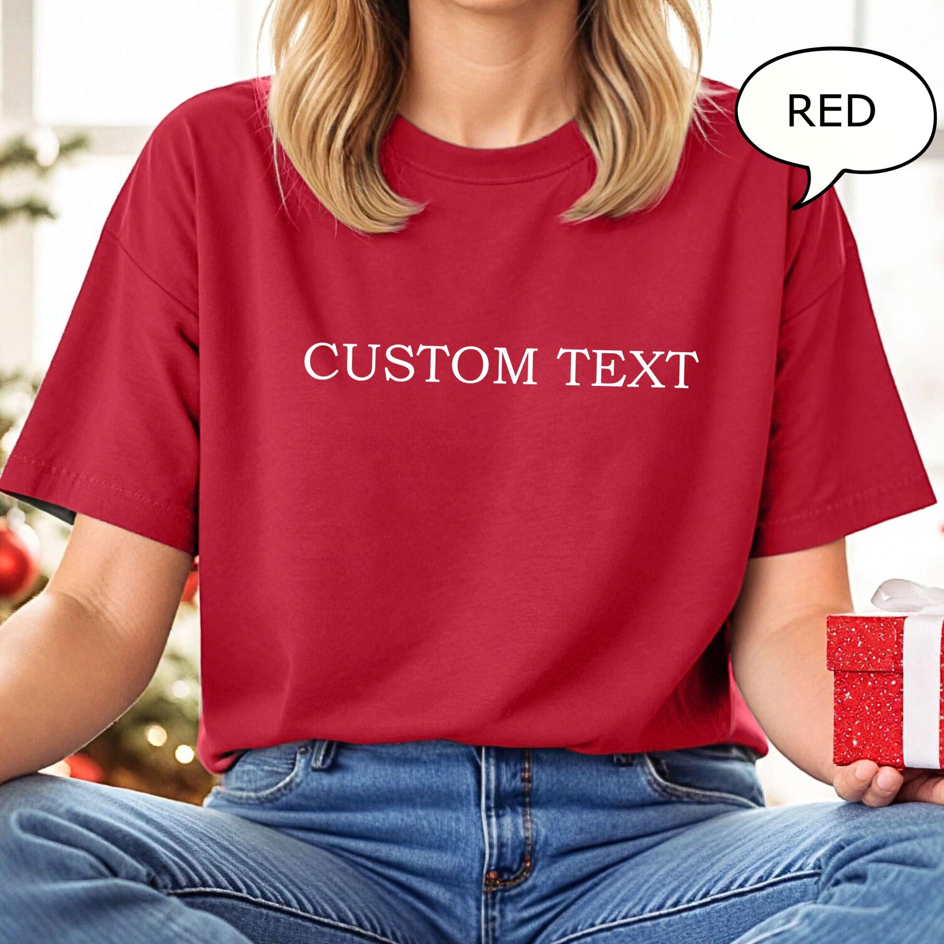 Comfort Colors® Custom Text T-Shirt, Personalized Shirt, Personalized Gift, Custom Shirt, Personalized T-Shirt