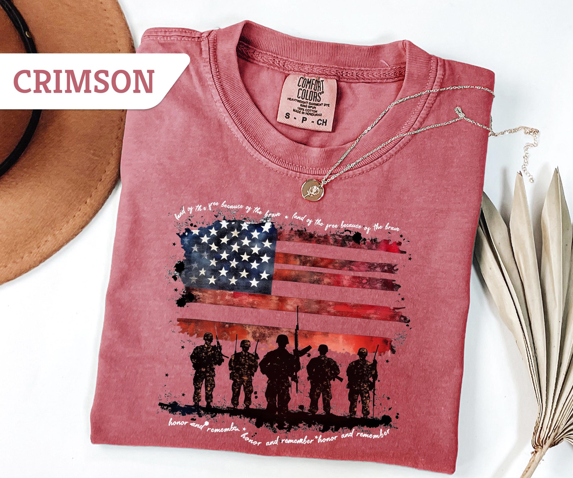 Comfort Colors American Army T-shirt, America Shirt, 4th of July Shirt, Memorial Day Gift, American Flag Shirt