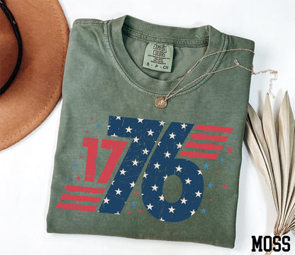 Comfort Colors® 1776 Shirt, Retro America Shirt, 4th of July Shirt, USA Shirt, Independence Day Apparel, Fourth of July Shirt, 1776 Tee