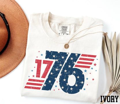 Comfort Colors® 1776 Shirt, Retro America Shirt, 4th of July Shirt, USA Shirt, Independence Day Apparel, Fourth of July Shirt, 1776 Tee
