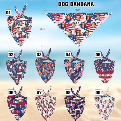 Custom Face Hawaiian Shirt: Patriotic 4th July Gift