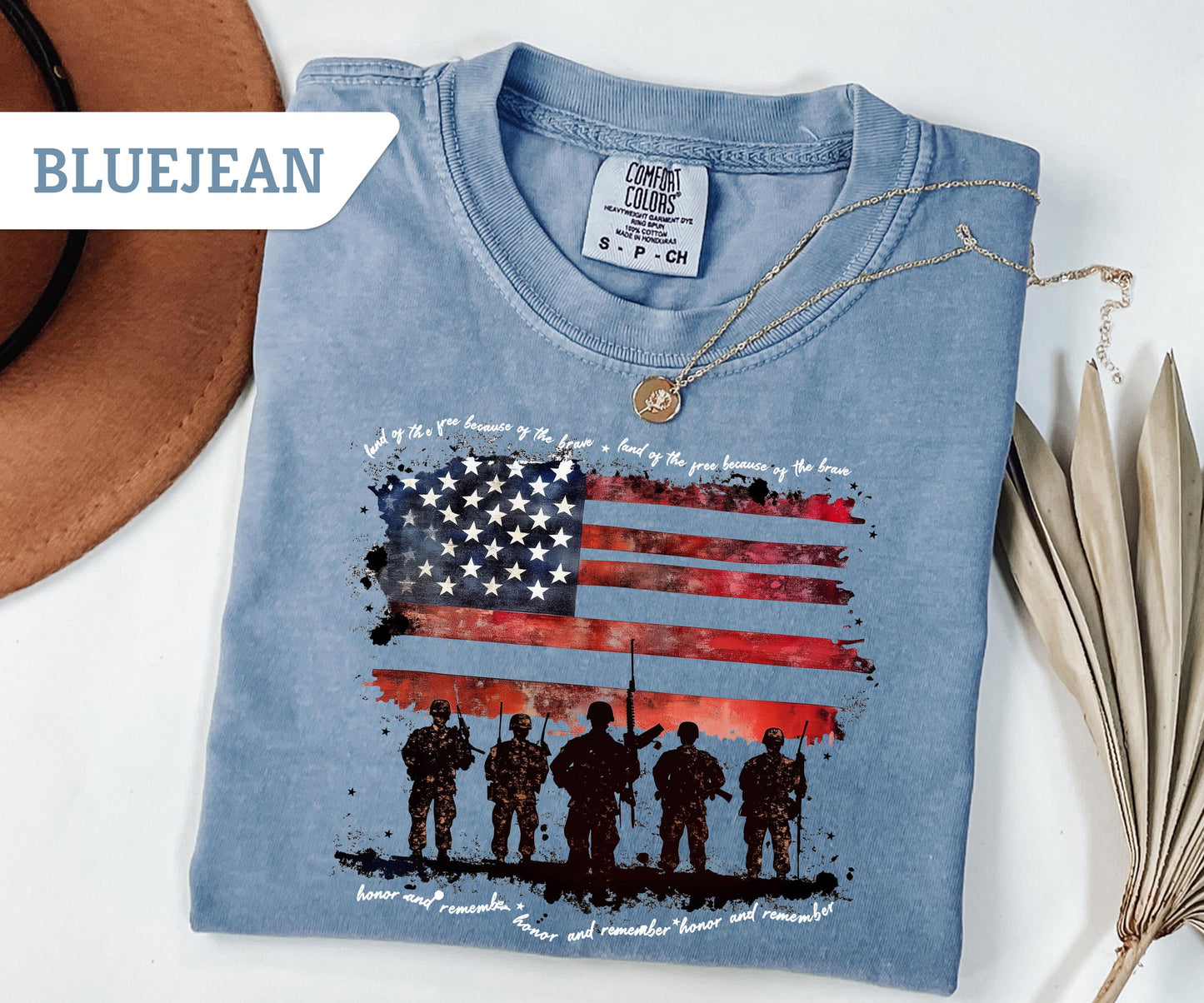 Comfort Colors American Army T-shirt, America Shirt, 4th of July Shirt, Memorial Day Gift, American Flag Shirt