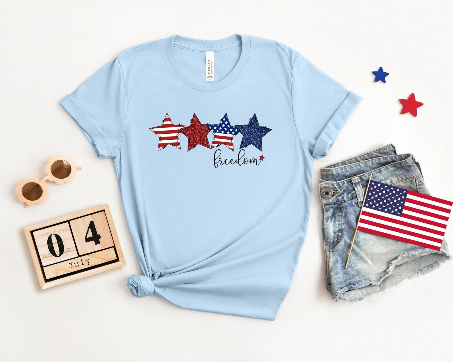 4th of July womens shirt, Star glitter shirt Glitter, 4th of July shirt, Independence shirt, patriotic shirt,4th of July tee, fourth of July