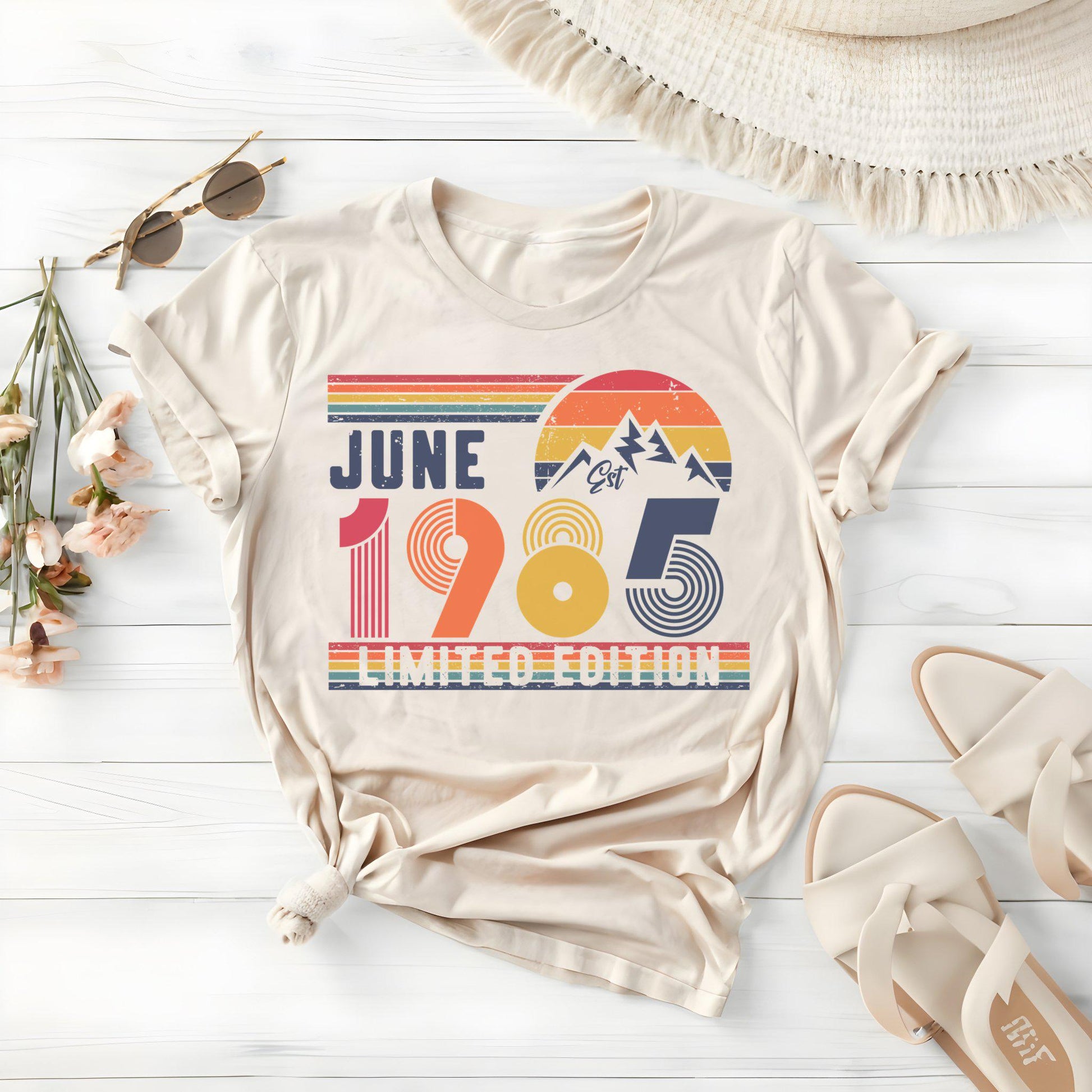 1986 Birthday Shirt – 40th Birthday Retro Sweatshirt Gift – Vintage Hoodie for Men / Women – Unisex T-Shirt for Husband or Wife Present