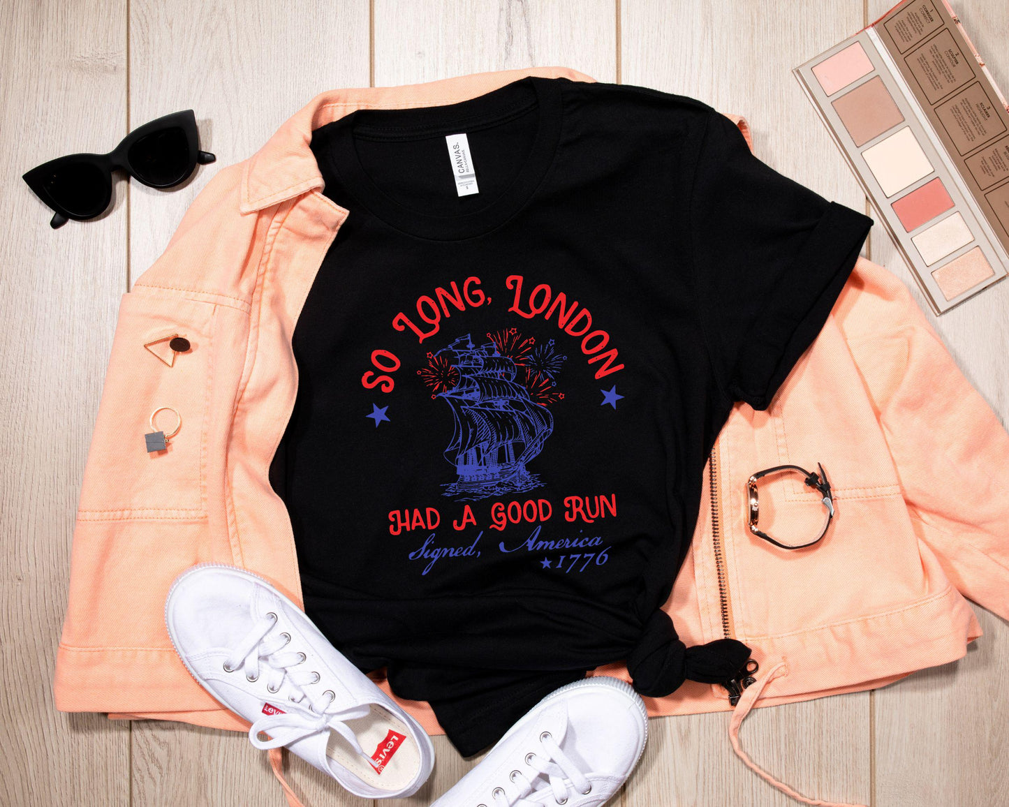 So Long London Had A Good Run Funny 4th Of July Shirt, Patriotic Shirt, Fourth Of July Tee Shirt, Trendy July 4th Shirt, USA T-shirt
