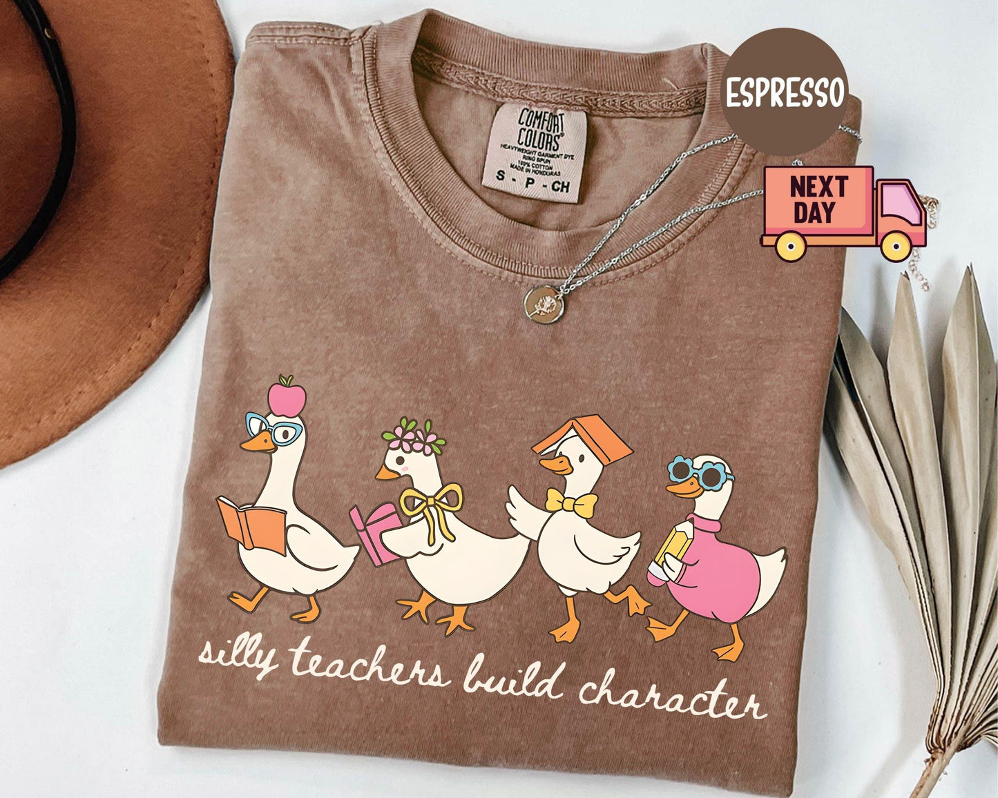 Comfort Colors® Silly Teacher Goose Shirt, Silly Goose Teacher Tshirt, Back to School Tee, Teacher Appreciation Gift, Funny Gift for Teacher