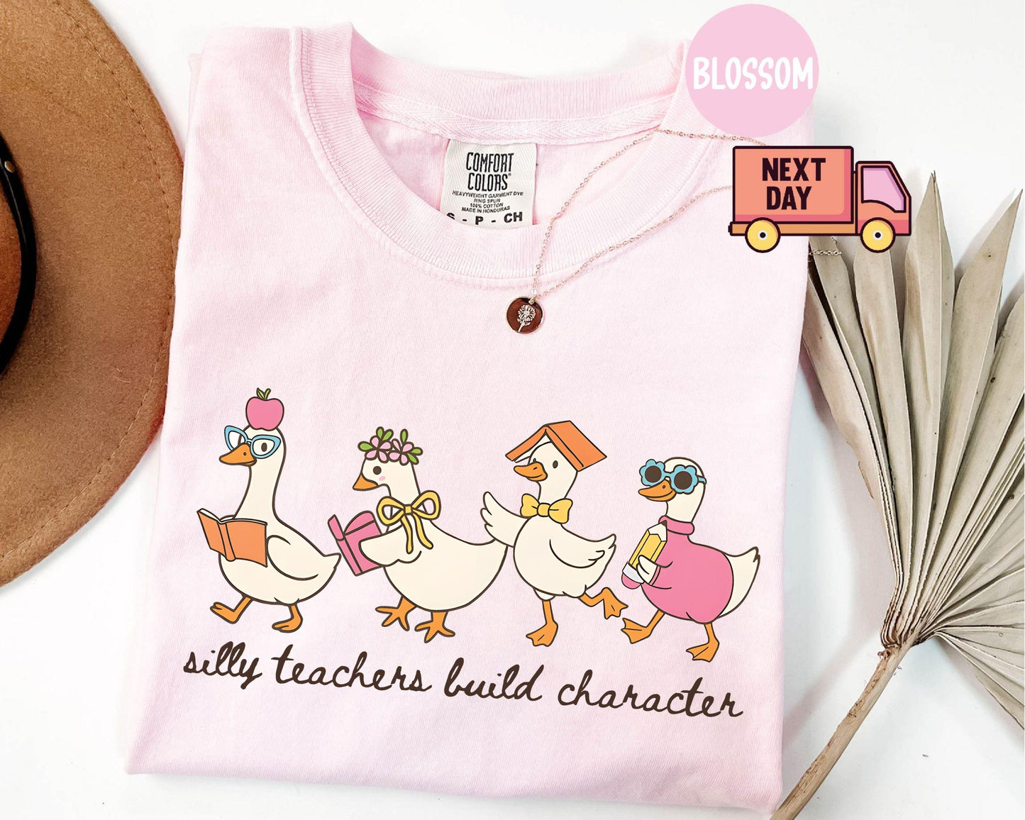 Comfort Colors® Silly Teacher Goose Shirt, Silly Goose Teacher Tshirt, Back to School Tee, Teacher Appreciation Gift, Funny Gift for Teacher
