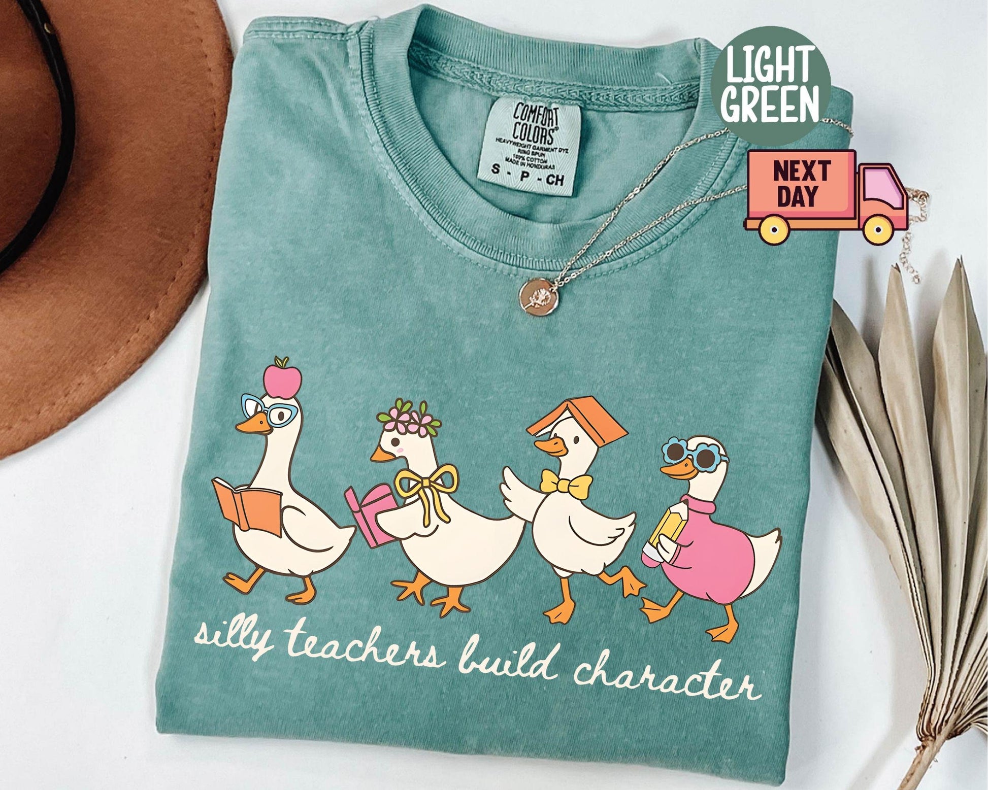 Comfort Colors® Silly Teacher Goose Shirt, Silly Goose Teacher Tshirt, Back to School Tee, Teacher Appreciation Gift, Funny Gift for Teacher