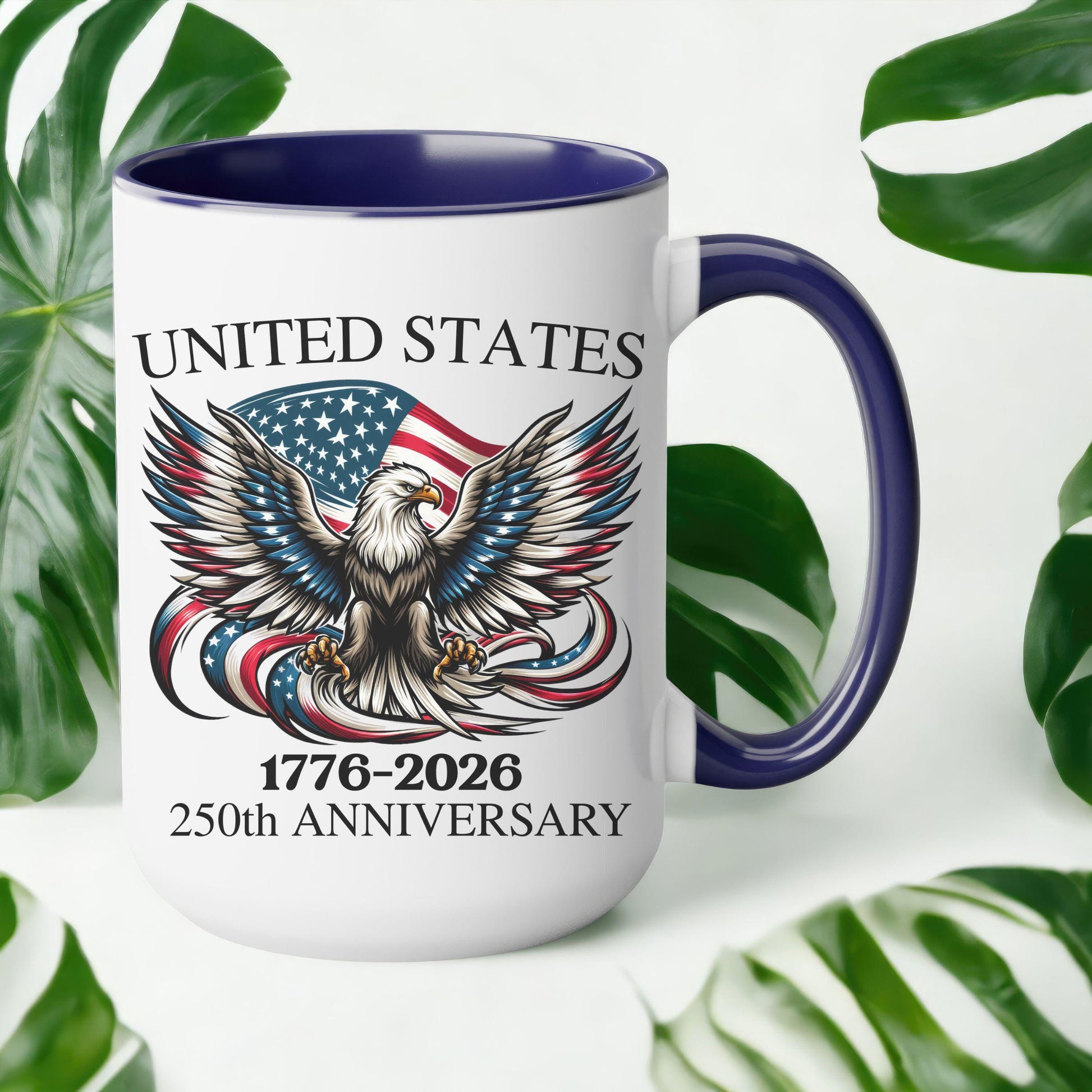 America 1776 mug, USA 250th Anniversary coffee mug, Patriotic 4th of July, Freedom mug, Semiquincentennial souvenir, Patriotic dad gift
