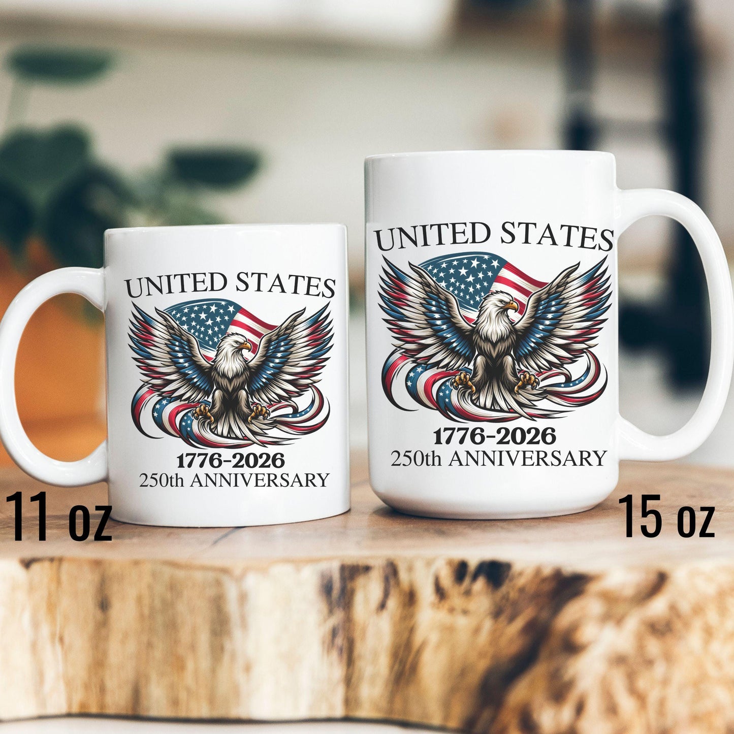 America 1776 mug, USA 250th Anniversary coffee mug, Patriotic 4th of July, Freedom mug, Semiquincentennial souvenir, Patriotic dad gift