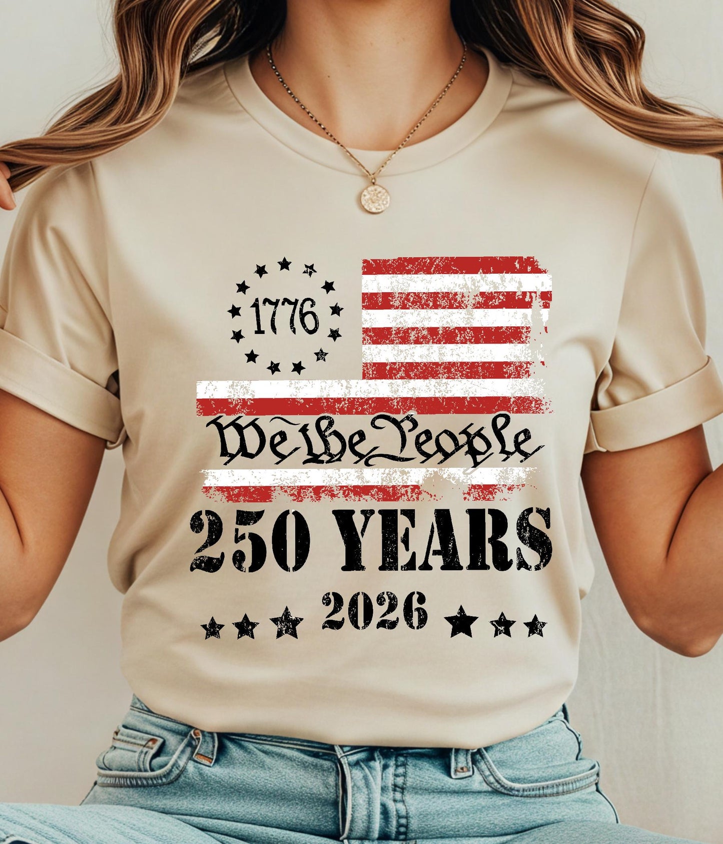 250th Anniversary Shirt: US 250 Years Patriotic Independence Day Tee July 4th Gift