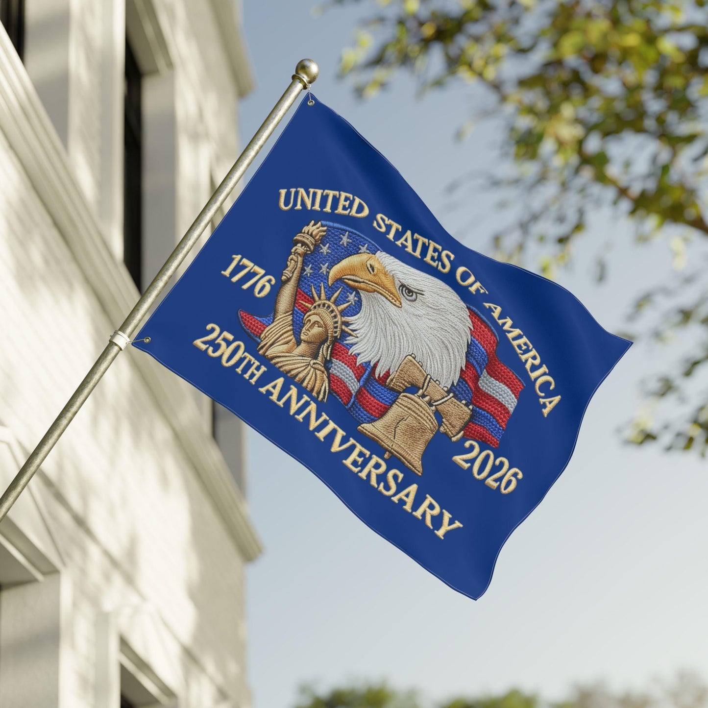 United States 250th Anniversary Eagle 1776-2026 Double-sided Flag