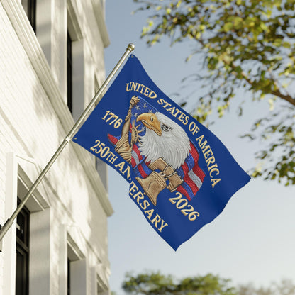United States 250th Anniversary Eagle 1776-2026 Double-sided Flag