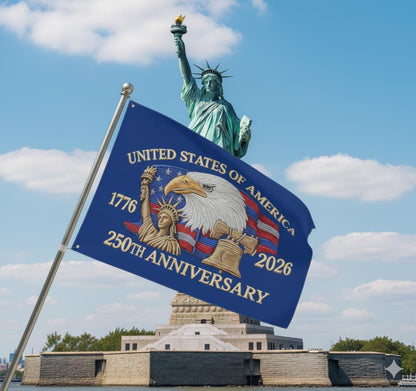 United States 250th Anniversary Eagle 1776-2026 Double-sided Flag