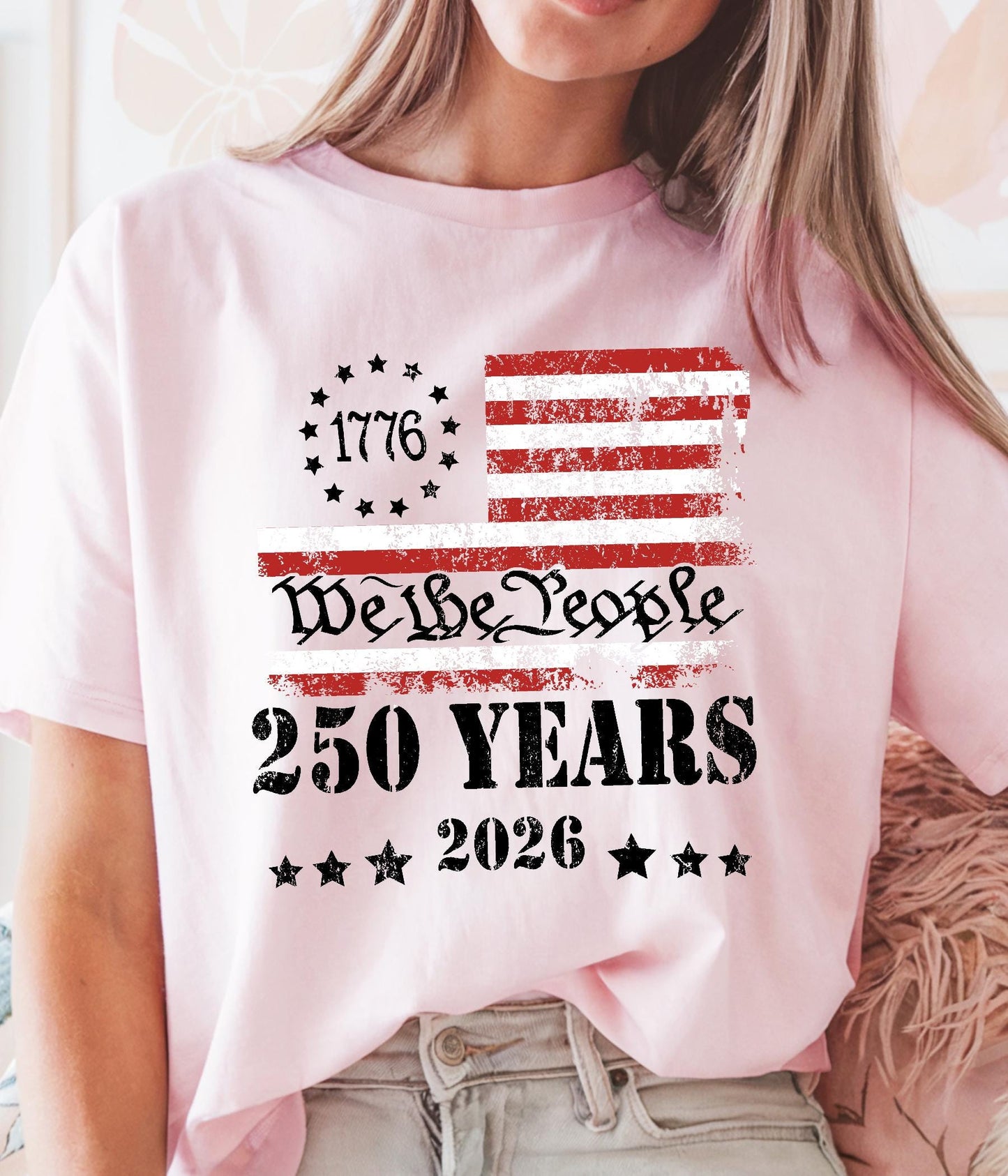 250th Anniversary Shirt: US 250 Years Patriotic Independence Day Tee July 4th Gift