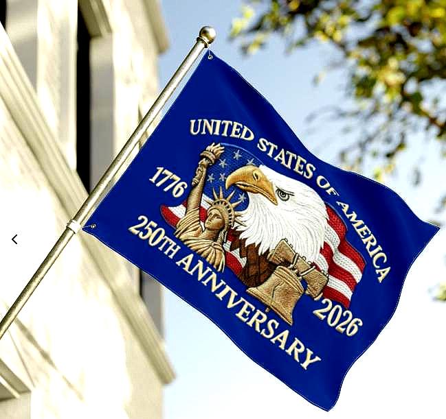 United States 250th Anniversary Eagle 1776-2026 Double-sided Flag
