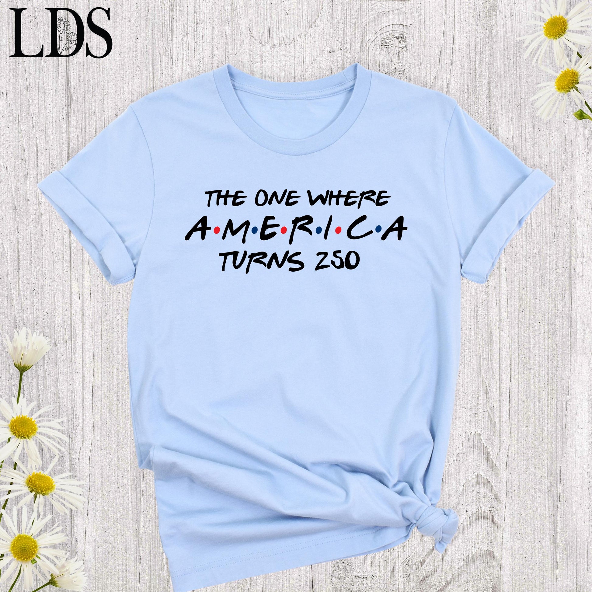4th Of July Shirt America 250th Anniversary Tee, The One Where America Turns 250 Years Tshirt, 1776 2026 USA Shirts, Independence Day Shirt