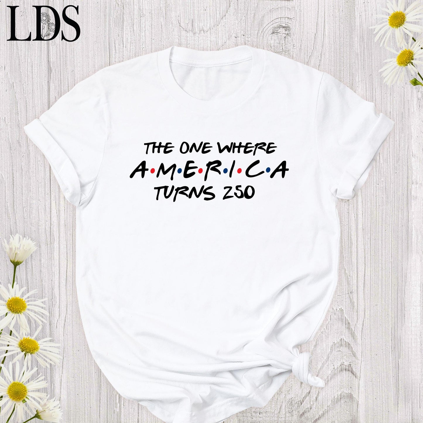 4th Of July Shirt America 250th Anniversary Tee, The One Where America Turns 250 Years Tshirt, 1776 2026 USA Shirts, Independence Day Shirt