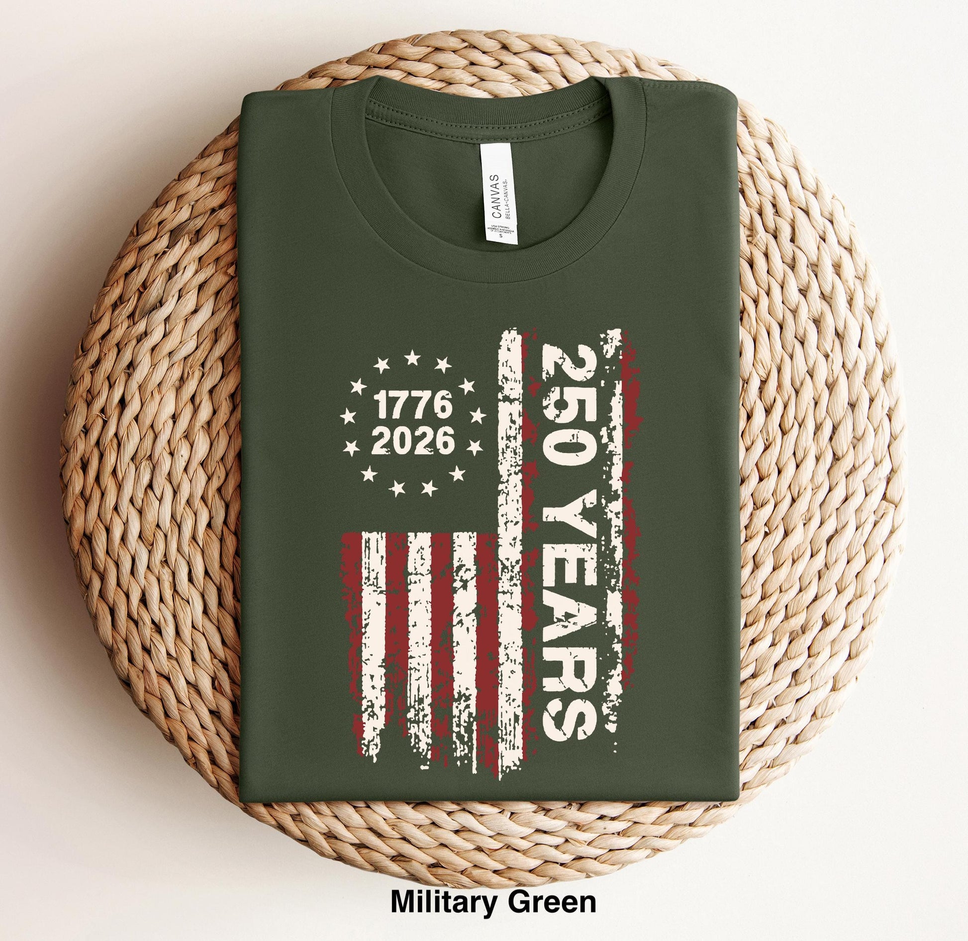 America 250th Anniversary T-Shirt, Patriotic USA Flag 1776-2026 Tee