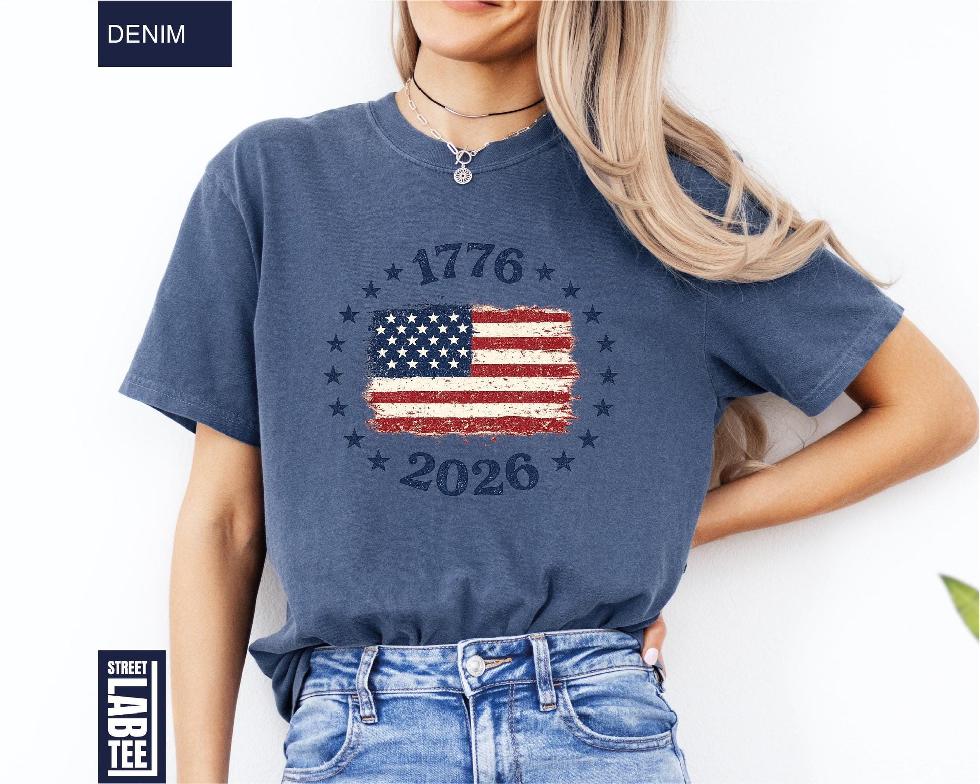 Made in America Comfort Colors® T-Shirt, USA Flag Shirt, America 250th Anniversary Tee, Patriotic Gift, 4th of July, Independence Day Top