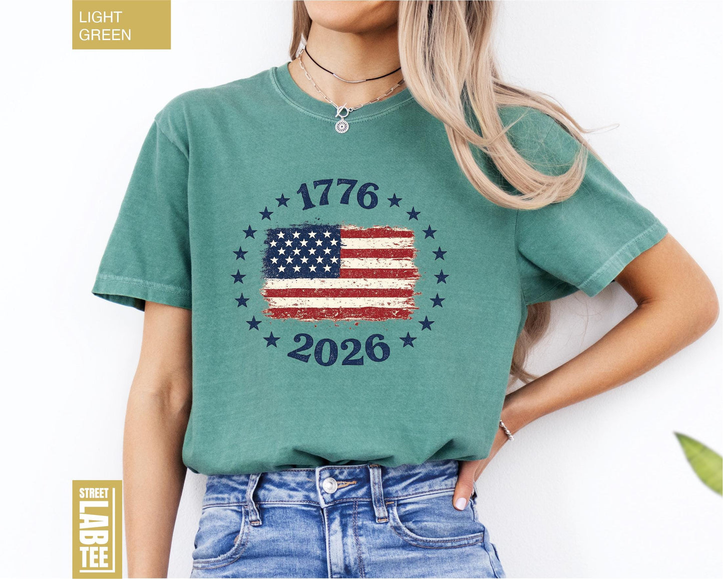 Made in America Comfort Colors® T-Shirt, USA Flag Shirt, America 250th Anniversary Tee, Patriotic Gift, 4th of July, Independence Day Top