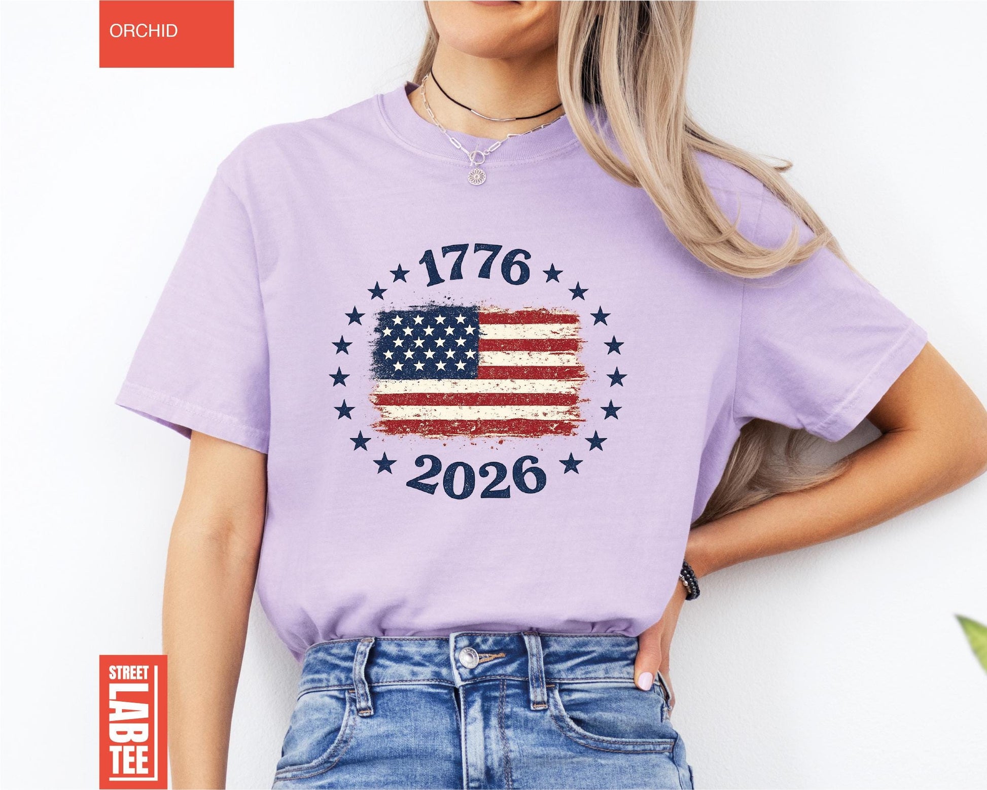 Made in America Comfort Colors® T-Shirt, USA Flag Shirt, America 250th Anniversary Tee, Patriotic Gift, 4th of July, Independence Day Top