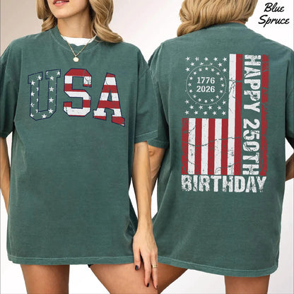 Comfort Colors America Anniversary Tshirt, 1776–2026 USA Shirt,ana2835