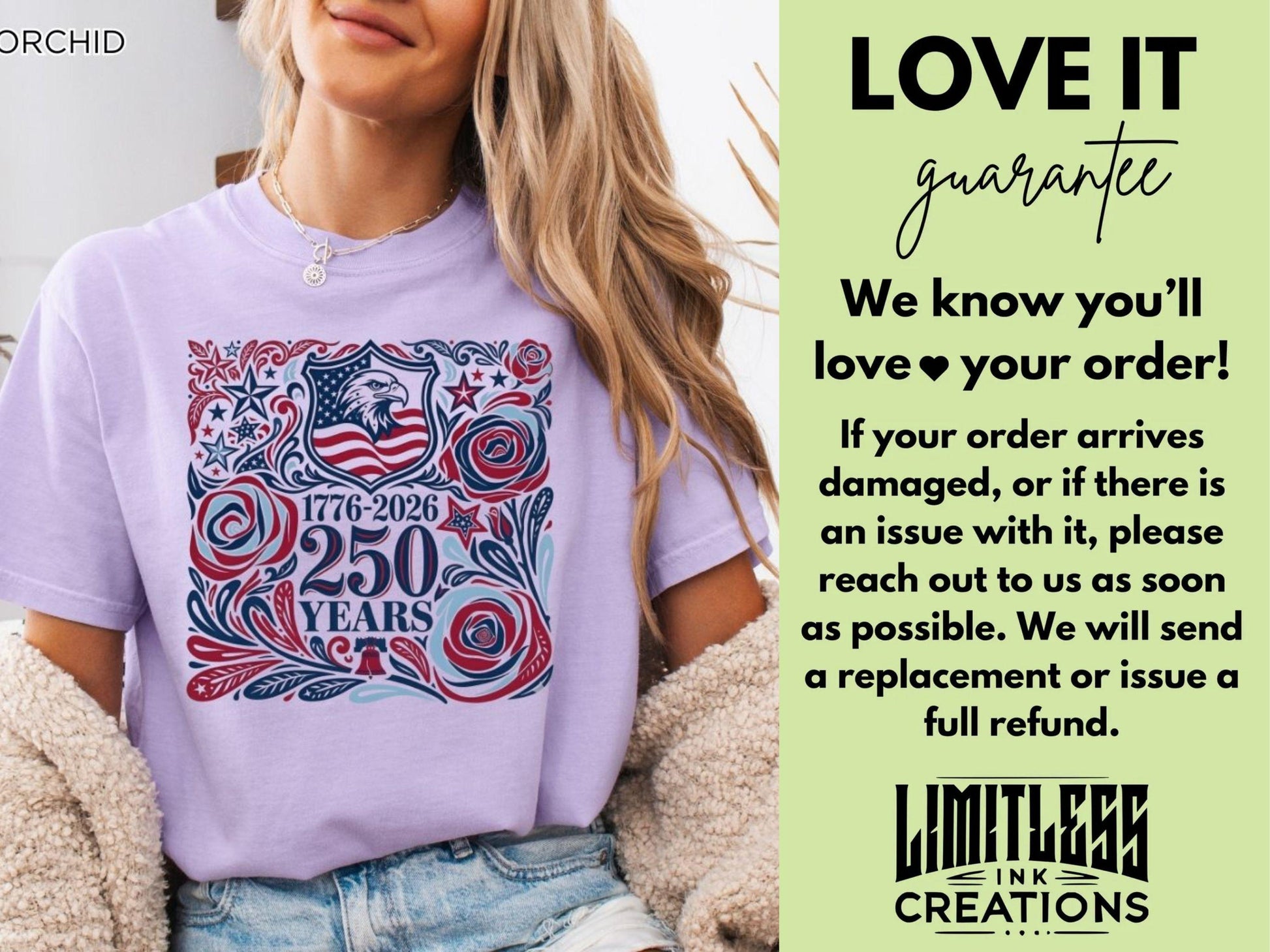 250th America Anniversary Shirt, Retro 4th of July Floral USA Shirt, Patriotic American Flag Tee, Vintage Independence Day Shirt, 1776-2026