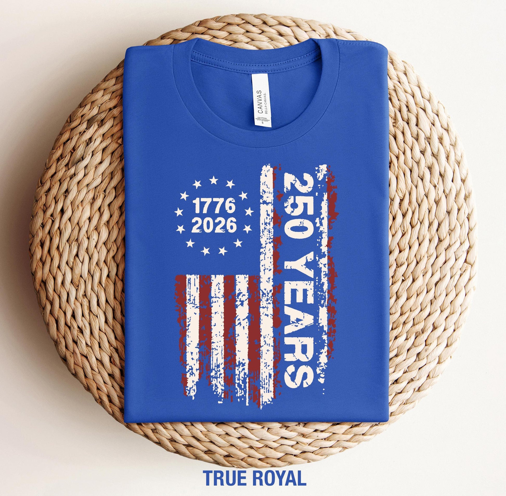 America 250th Anniversary T-Shirt, Patriotic USA Flag 1776-2026 Tee