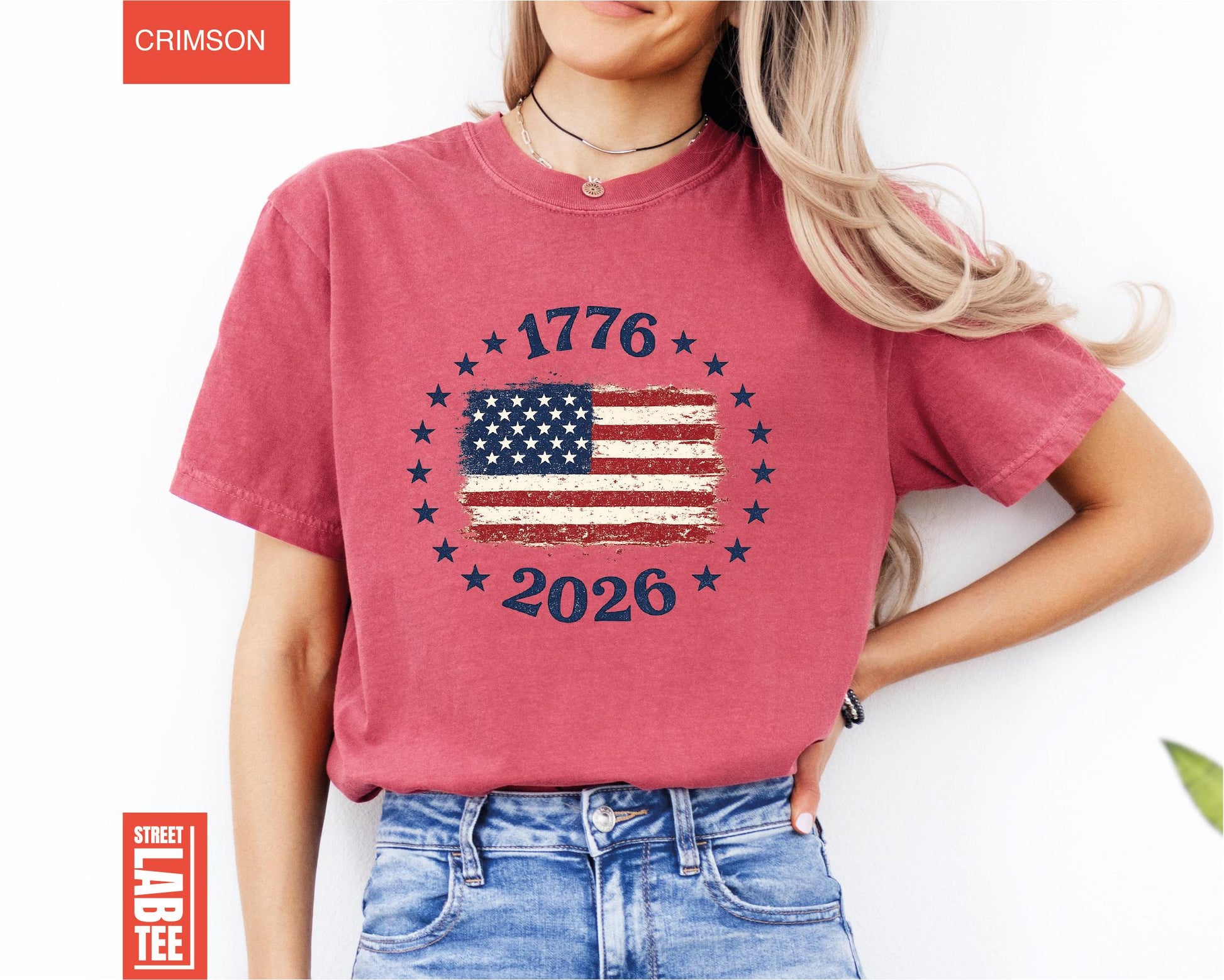 Made in America Comfort Colors® T-Shirt, USA Flag Shirt, America 250th Anniversary Tee, Patriotic Gift, 4th of July, Independence Day Top