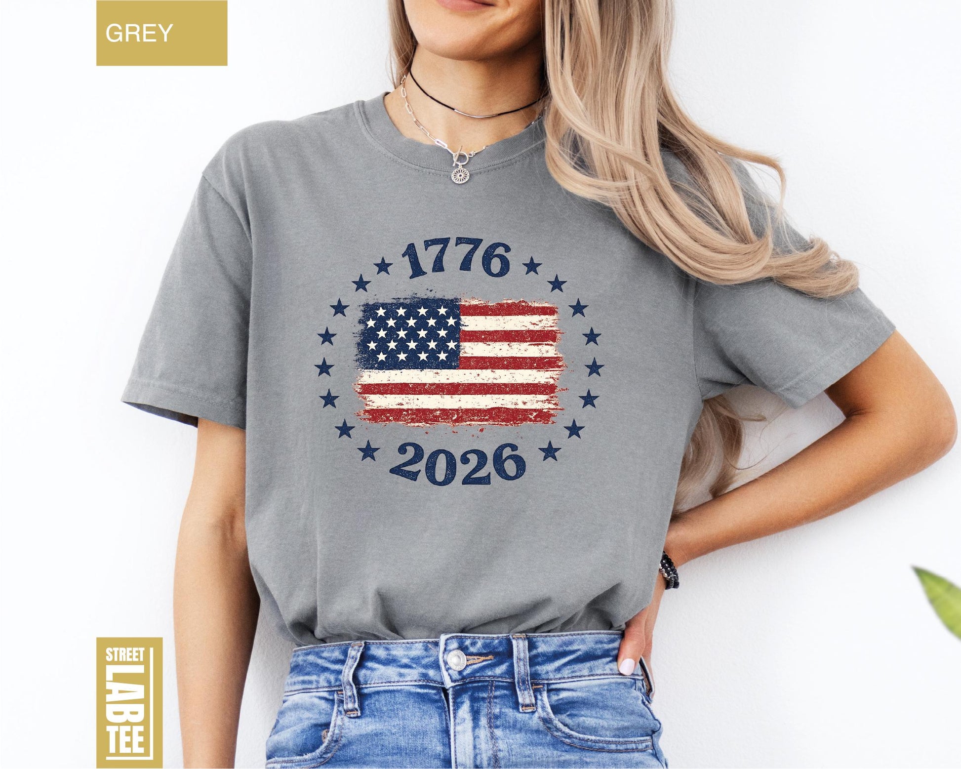 Made in America Comfort Colors® T-Shirt, USA Flag Shirt, America 250th Anniversary Tee, Patriotic Gift, 4th of July, Independence Day Top
