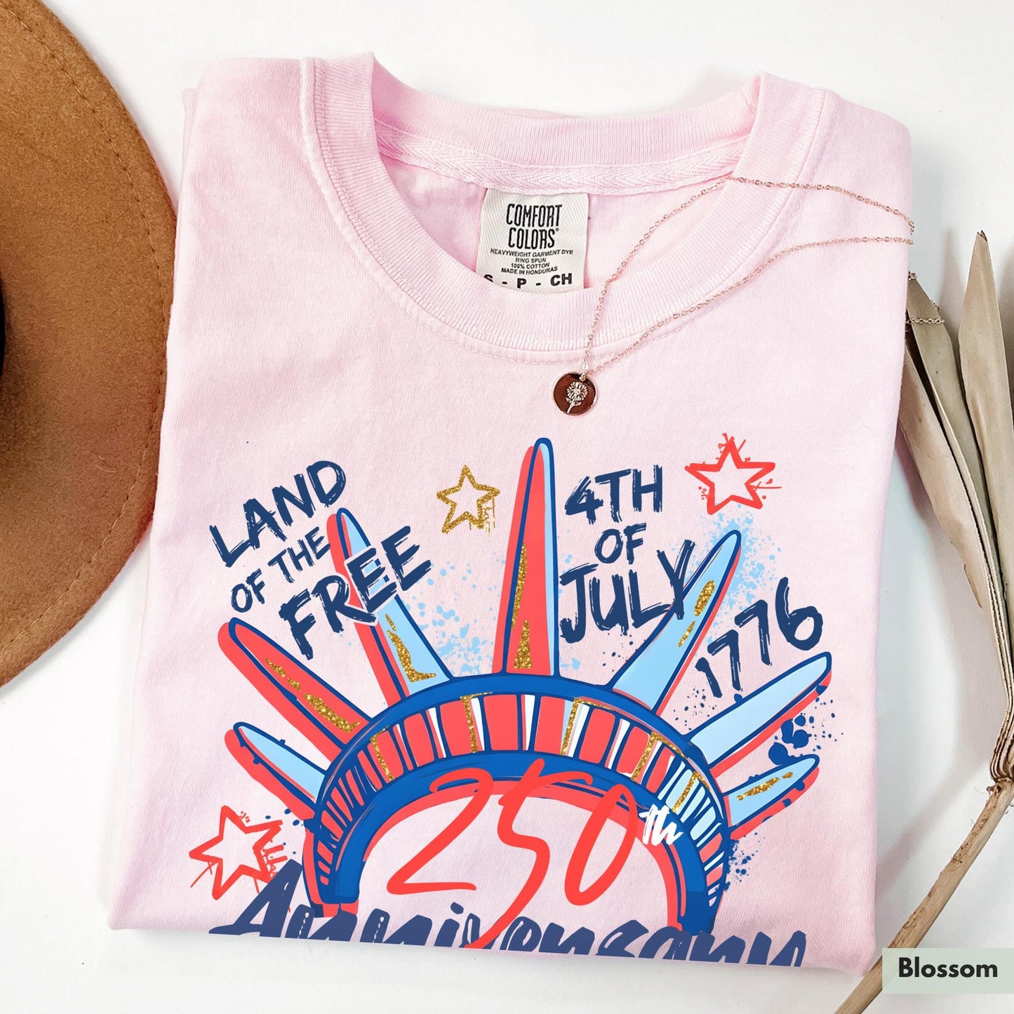 Comfort Colors® 250th Anniversary Shirt for 4th of July TShirt for Independence Day Tee