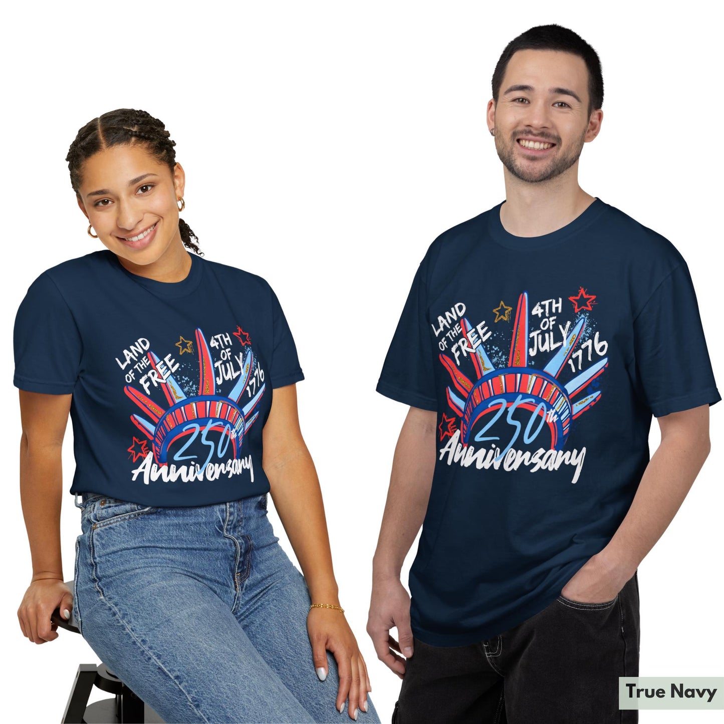 Comfort Colors® 250th Anniversary Shirt for 4th of July TShirt for Independence Day Tee