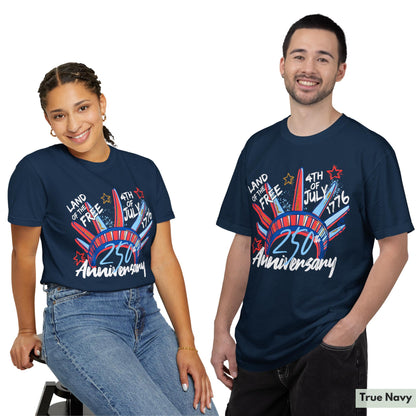 Comfort Colors® 250th Anniversary Shirt for 4th of July TShirt for Independence Day Tee