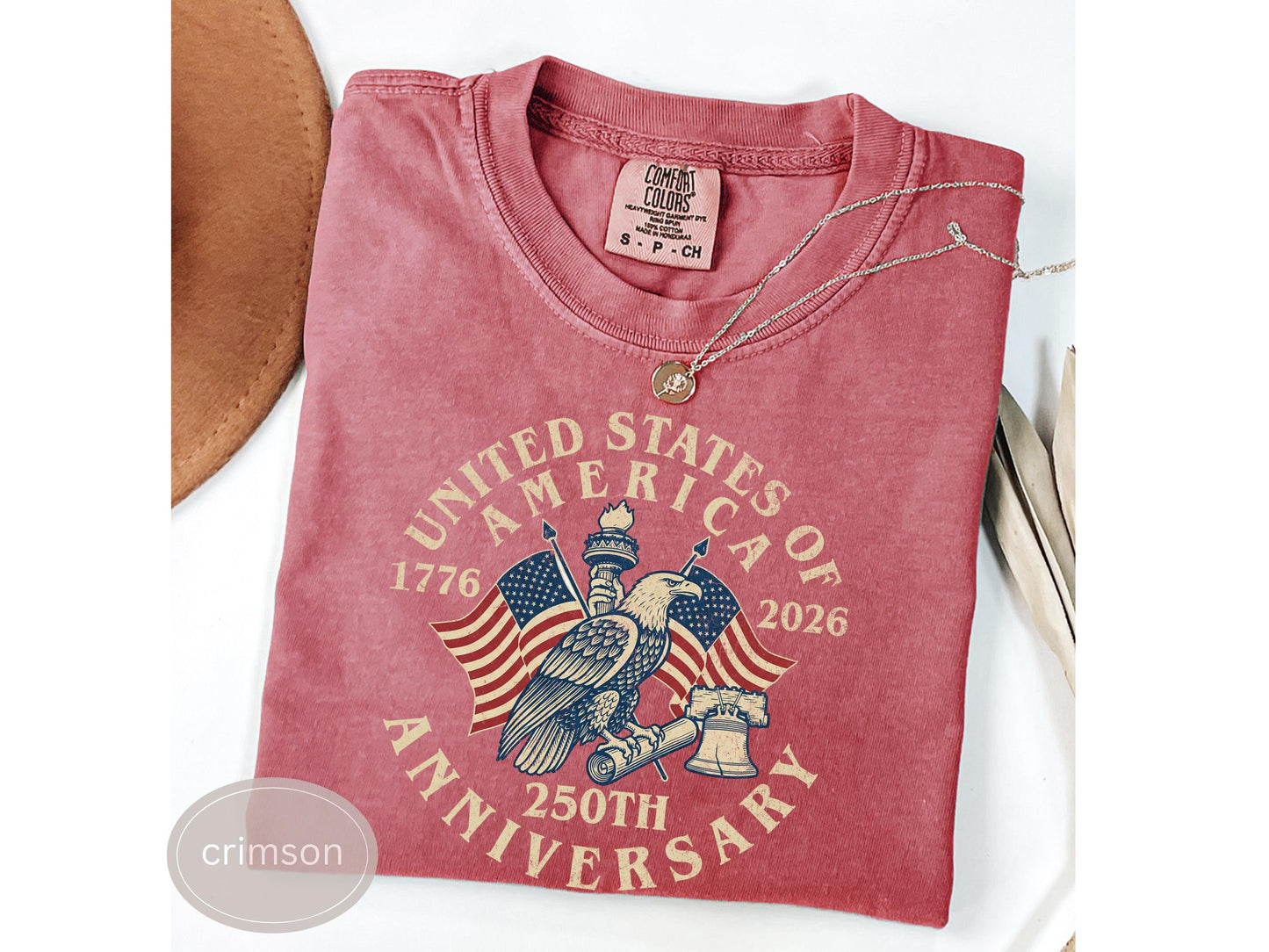 USA 250th Anniversary Comfort Colors Shirt, America 250th Shirt, America 250 Tee, USA Flag Vintage T-Shirt, Usa 250th anniversary