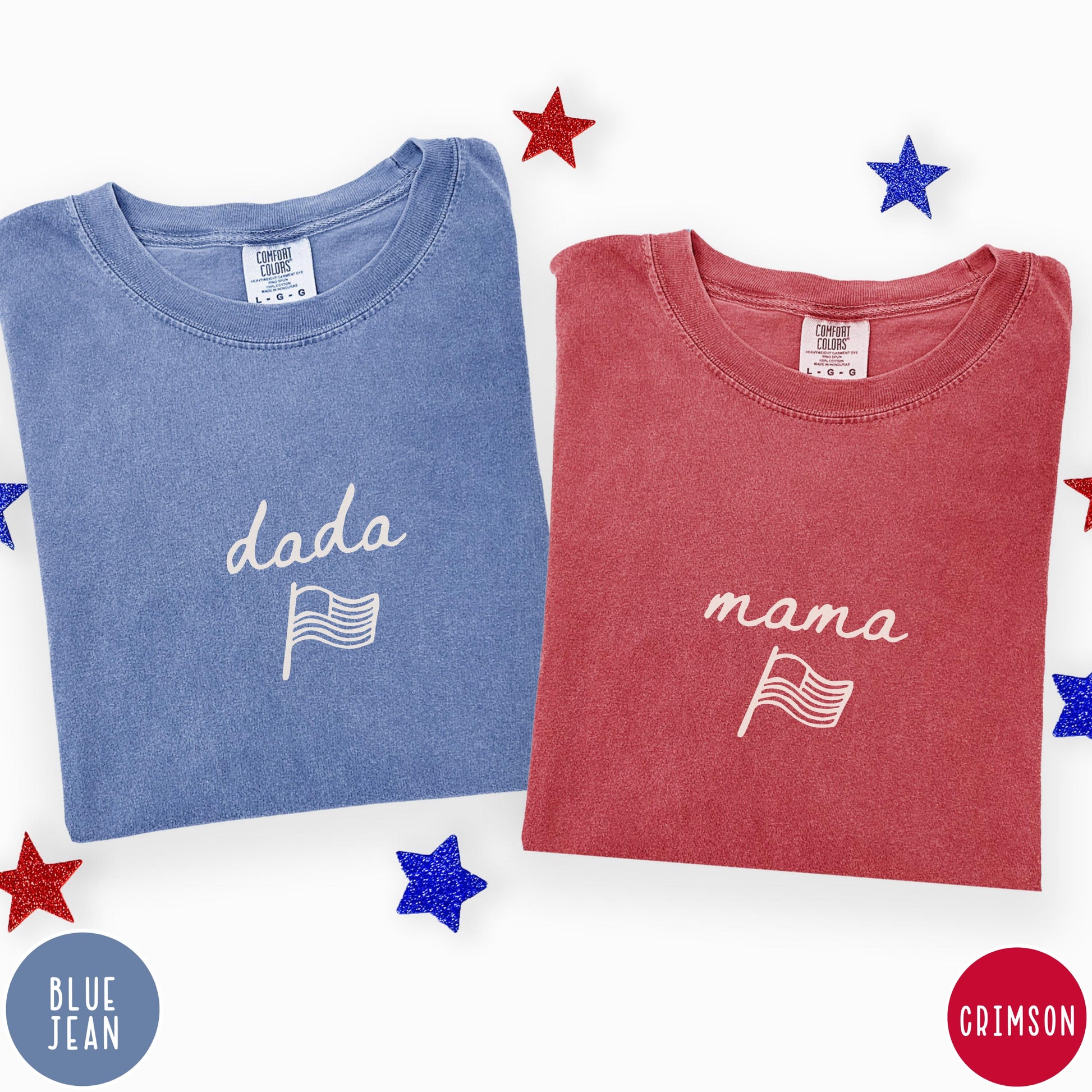 4th of July Birthday Shirts for Family: Patriotic American Birthday Boy Girl First Birthday Tees