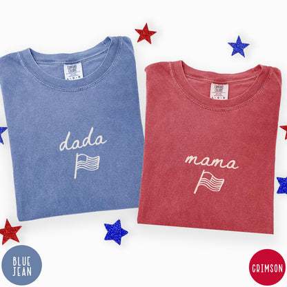 4th of July Birthday Shirts for Family: Patriotic American Birthday Boy Girl First Birthday Tees