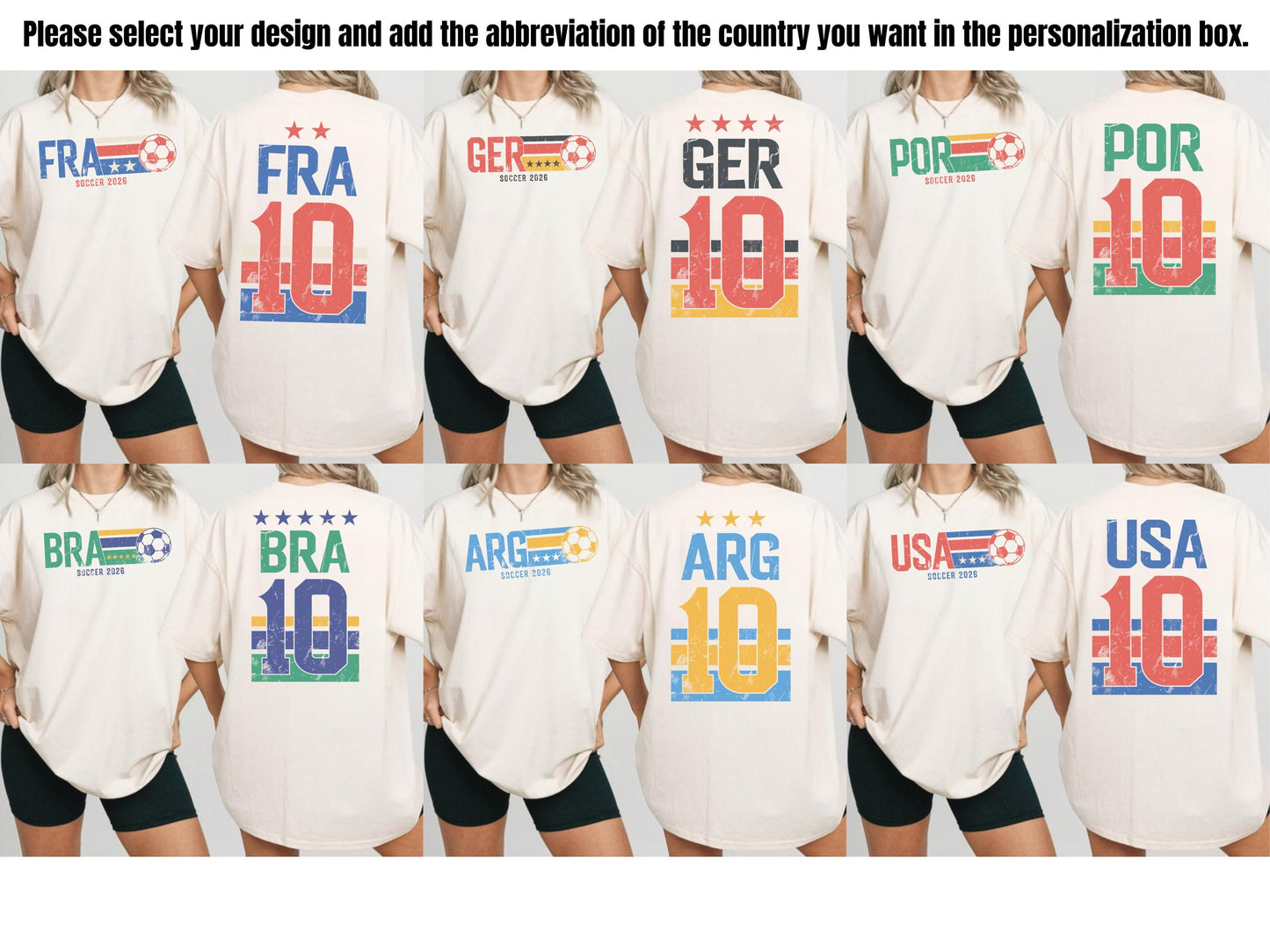 France Soccer Shirt Comfort Colors Retro Football Match Tee 2026 Fan Top Number 10