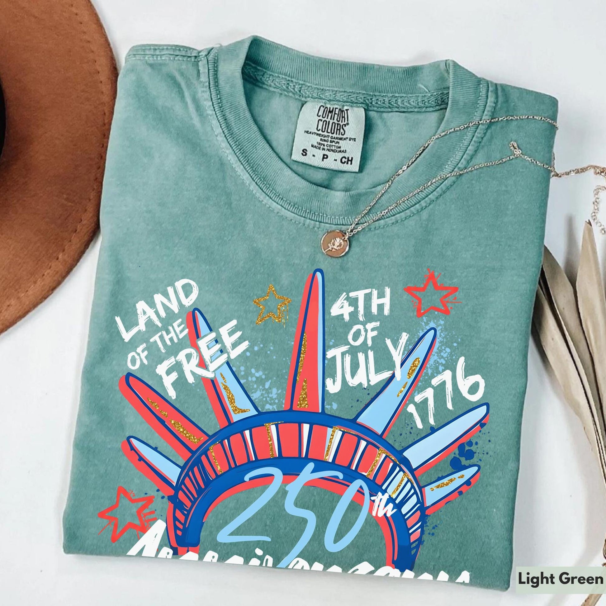 Comfort Colors® 250th Anniversary Shirt for 4th of July TShirt for Independence Day Tee